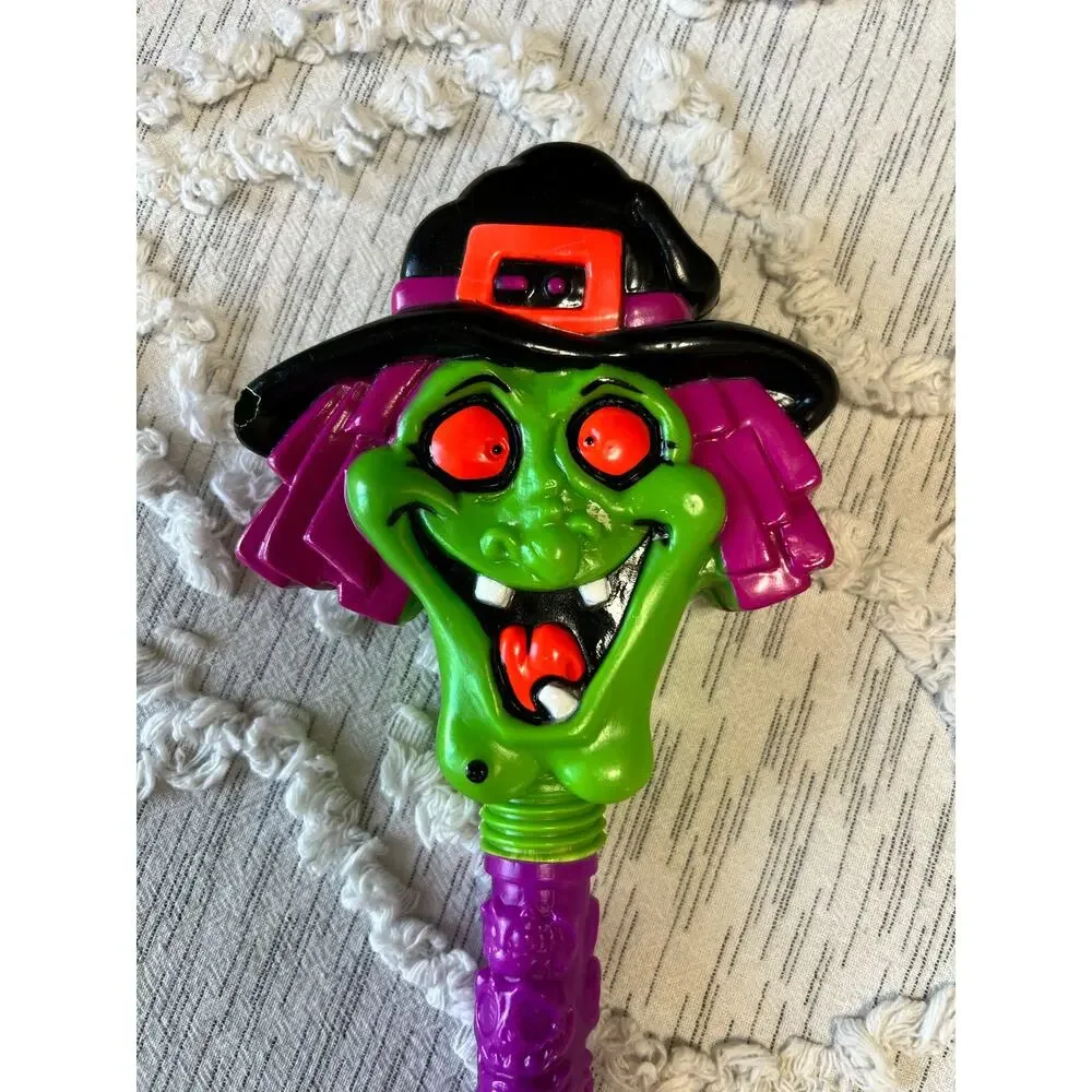 Vintage Halloween 1993 Boo Beams Safety Wand Witch and Pumpkin Tested Works
